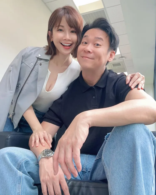 孫樂欣和妻子鍾欣怡感情很好。（圖／翻攝自孫樂欣 臉書）