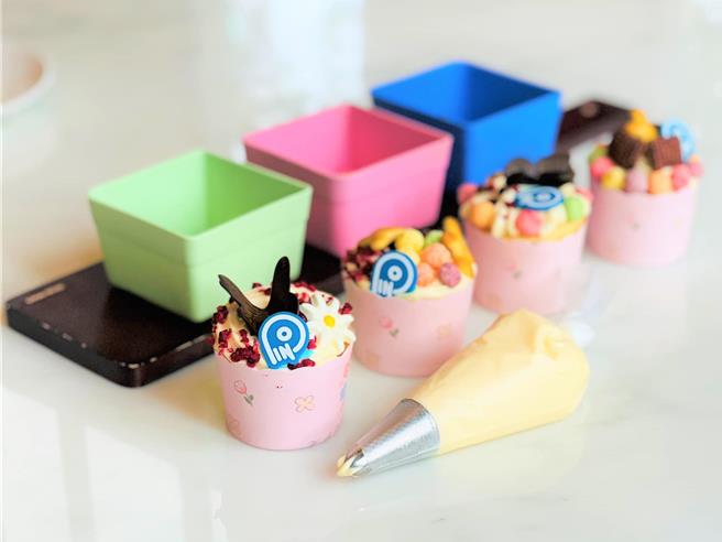 品文旅在儿童节假期推出兼具趣味及美味的杯子蛋糕DIY。（品文旅提供／吴娮翎台北传真）
