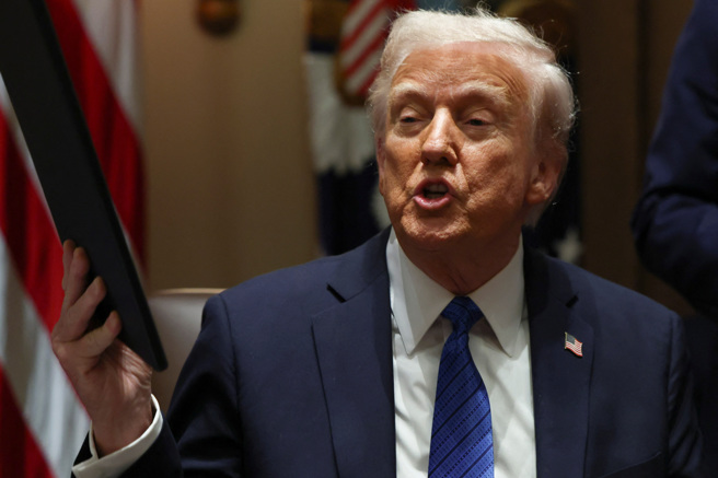 美国总统川普准备在4月2日宣布对等关税措施。（图／路透社）