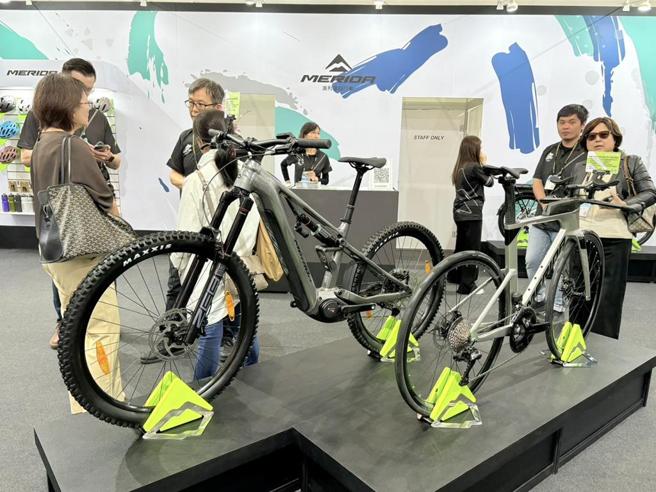 美利達今年台北自行車展多款新產品亮相。圖／曾麗芳