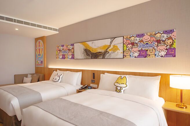 禧榕軒大飯店與德陽艦園區共同行銷，今年攜手打造全台唯一「RO仙境傳說主題房」。圖／林宜蓁