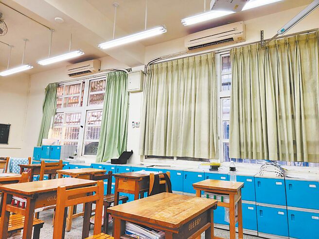 新竹市多间学校冷气设备已使用多年，市府今年核定总经费逾6029万元，补助18校教学空间冷气设置改善，及14校大型集会场所冷气装设、汰旧换新与局部电力改善。（新竹市政府提供／王惠慧新竹传真）