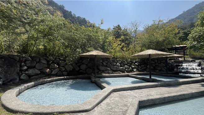 八仙山国家森林游乐区适合全家享乐的亲水区。（林业及自然保育署台中分署提供／宝智华台中传真）