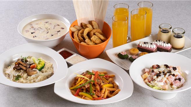 「悦来悦好玩」可享幸福全家餐。（义大天悦饭店提供）