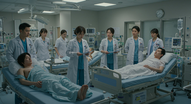 大陆一间医院寻找演员，薪水按小时计算，需要扮演病人。（示意图、与本案无关／AI生成）