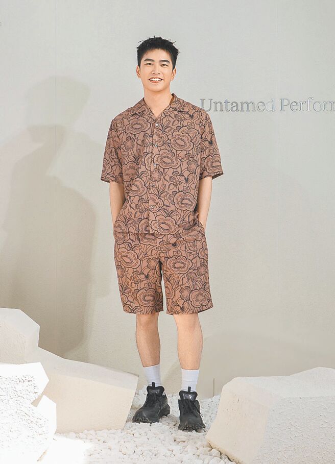 曾敬骅日前出席Onitsuka Tiger鬼冢虎ULTI RS系列上市活动。（Onitsuka Tiger提供）