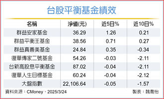 台股平衡基金 迎战川普2.0