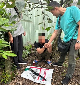 台中逾期居留越籍移工购土造猎枪　藏果园被查获