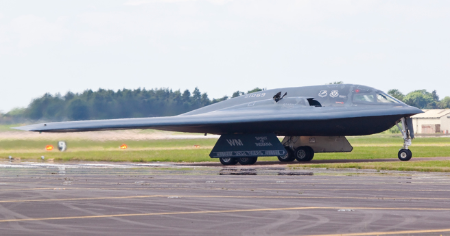 B-2「幽靈」（Spirit）隱形轟炸機的資料照。（圖:shutterstock/達志）