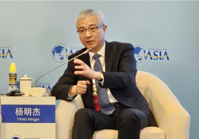 中国现代国际关系研究院院长杨明杰。（蓝孝威摄）