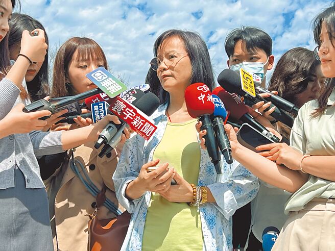 北一女教师区桂芝。（温予菱摄）