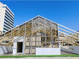 嘉市舊城區停車場新地標 「鑽石之心」如羅浮宮預計今年啟用