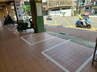 新竹開放騎樓停車 28處符合標準路段已畫設停車格