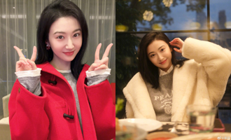 景甜曬春日美照 夢幻白色 「透視紗裙」網狂讚：仙女下凡