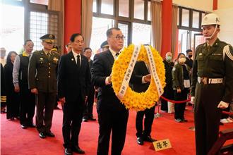 李四川主祭北市春祭大典 緬懷先賢烈士為國奉獻精神