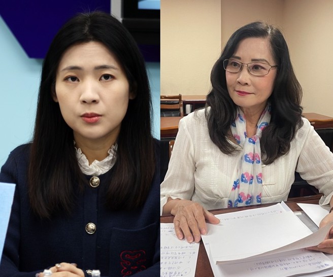 左为国民党立委徐巧芯、右为国民党议员秦慧珠。（合成图／资料照）