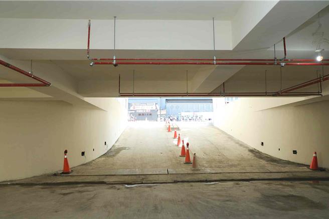 目前义昌停车场内部工程已大致完工。（嘉义市政府提供／吕妍庭嘉义传真）