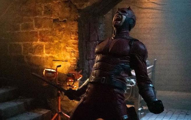 查理考克斯透露，《夜魔侠：重生》几乎全是真人上阵对打。（Disney＋提供）