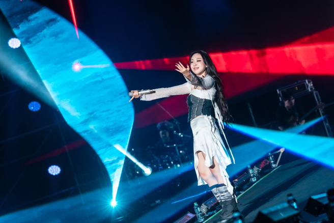 李泳知现身高雄樱花季表演。（图／宽宽整合行销提供）