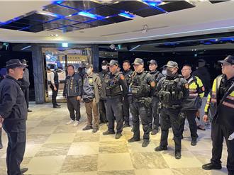 雷霆除暴掃蕩幫派 南桃園各分局出動大量警力