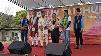 印度Holi狂歡節台中登場 顏料塗臉傳遞愛與和平