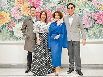 韓湘琴開畫展 揭30年前險婚變