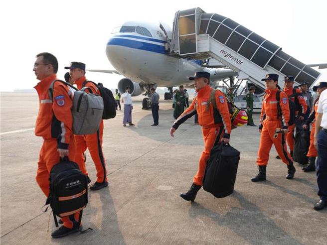 據中國駐緬甸大使館微信公眾號3月30日消息，中國救援隊已抵達緬甸開展地震救援。（新華社）