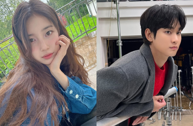 秀智客串金秀賢電影疑被騙，化6小時妝僅出現5秒鐘。（圖／IG@skuukzky、soohyun_k216）