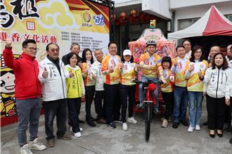 苗栗「鐵馬進香」再現 免費騎YouBike陪媽祖回鑾
