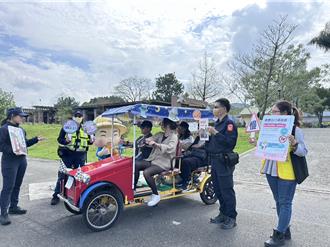 東豐、后豐鐵馬道禁行微電車 觀旅局聯合警局稽查取締