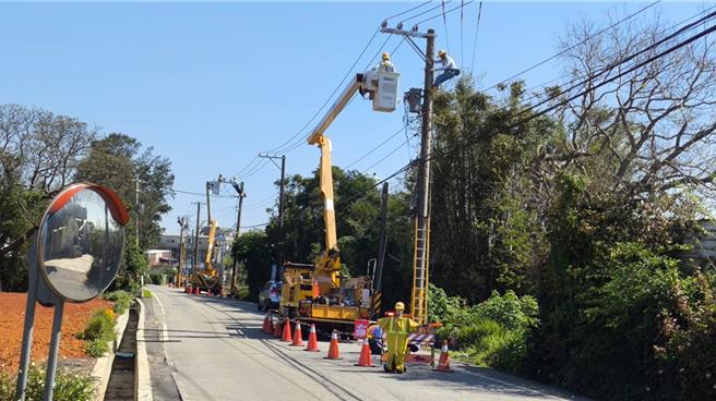 桃园沿海地区因空污及设备老旧等问题，导致跳电次数频繁，立委涂权吉争取台电于今年7月底前全数修復。（台电提供）
