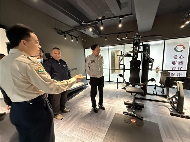 桃园役男宿舍整修并新增交谊厅、健身房等设施，最多可容纳118人，今正式启用。(蔡依珍摄)