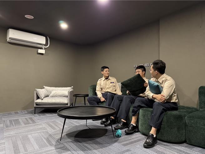 桃园役男宿舍整修并新增交谊厅、健身房等设施，最多可容纳118人，今正式启用。(蔡依珍摄)