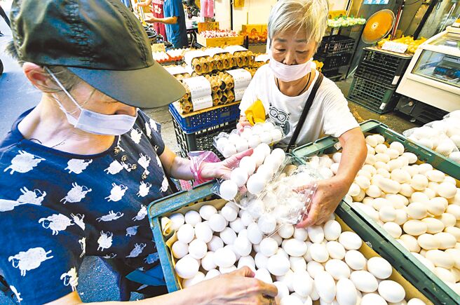 雞蛋產銷價格1個月內調漲數次，主因為雞蛋產量下跌，至今已跌破日需求量12萬箱。（本報資料照片）