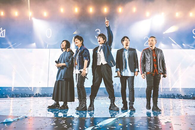 五月天於29日成軍日，在拉斯維加斯舉辦演唱會。（相信音樂提供）