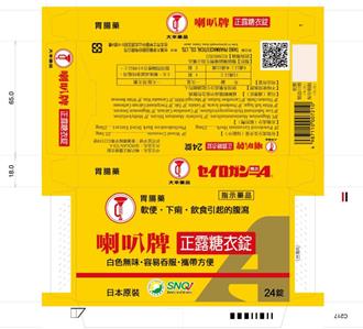 「喇叭牌正露糖衣錠」出現碎裂等2異狀 啟動回收68萬錠