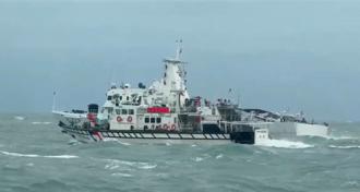 大陸軍演海警船也插一腳！2艦侵擾馬祖  海巡署驅離畫面曝