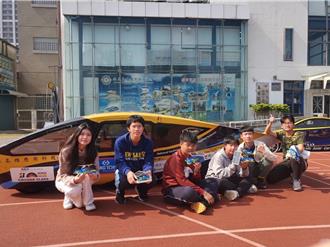 高科大辦科學冬令營 22學員開太陽能車好興奮