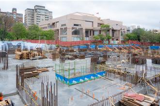 新竹市圖書館總館原址重建進度29.7％ 預計2026年底完工