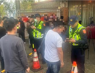 桃園警強力掃黑 雷霆除暴查獲820人