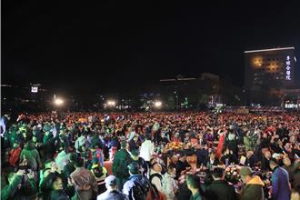 大甲媽祖起駕宴 席開1500桌破紀錄超壯觀