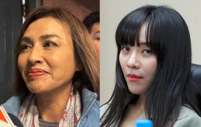 邱议莹(左)、黄捷(右)都是出身高雄的绿委，也话题不断。（合成图／杨亚璇摄、资料照）