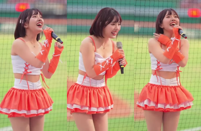 奶音再加上可愛的小跳動，讓不少人徹底被希美融化。（圖／希美IG）