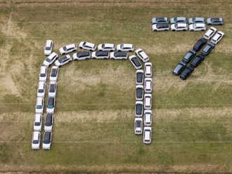 超过300台LUXGEN n⁷齐聚 欢庆纯电之旅满周年