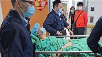 柯文哲手術成功 躺病床送戒護病房畫面曝光　