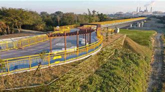 嘉義斥資4億元改建朴子溪渡槽 兼具防災防震與觀光遊憩