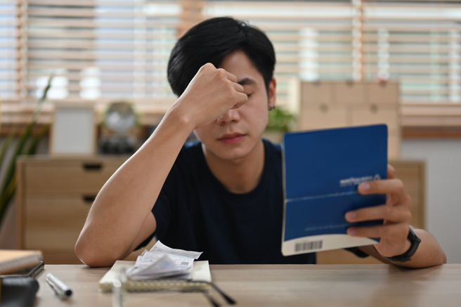 台中一名男子一家每月支出却高达11～12万元。（示意图，shutterstock／达志）