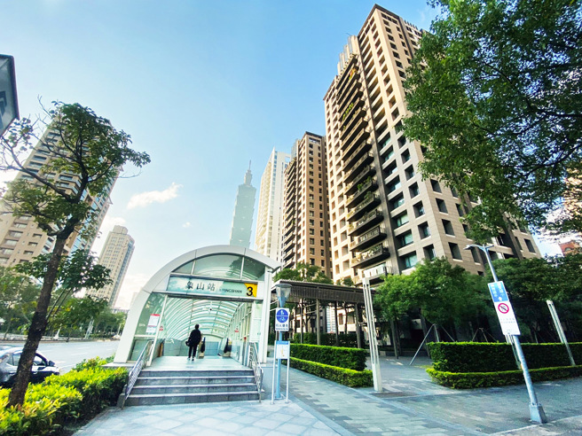 永庆房屋统计发现，信义区距离捷运站500公尺内比距离捷运站500-1000公尺的住宅平均单价贵上20.2%，是台北市12行政区中最高。   (房市示意图)    图/永庆房产集团提供