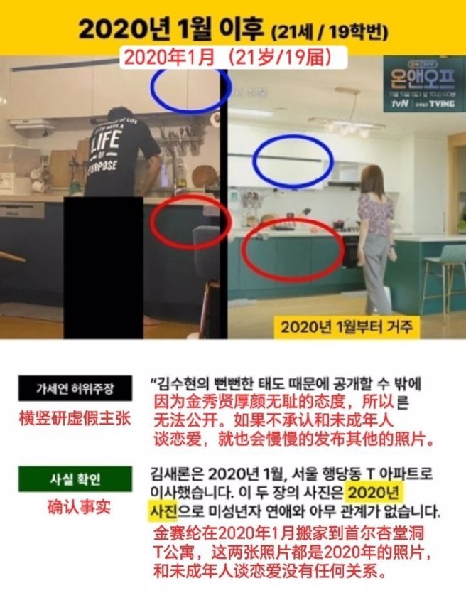 金秀賢經紀公司Gold Medalist強調裸下身洗碗照中金賽綸已經成年。（圖／翻攝自微博）
