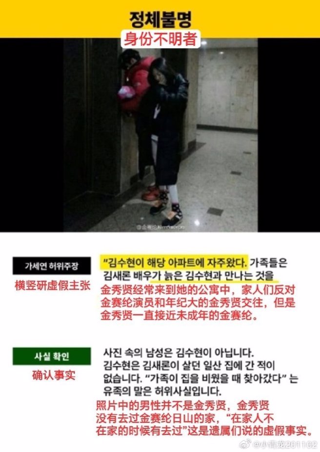 Gold Medalist強調電梯照裡的男子不是金秀賢。（圖／翻攝自微博）
